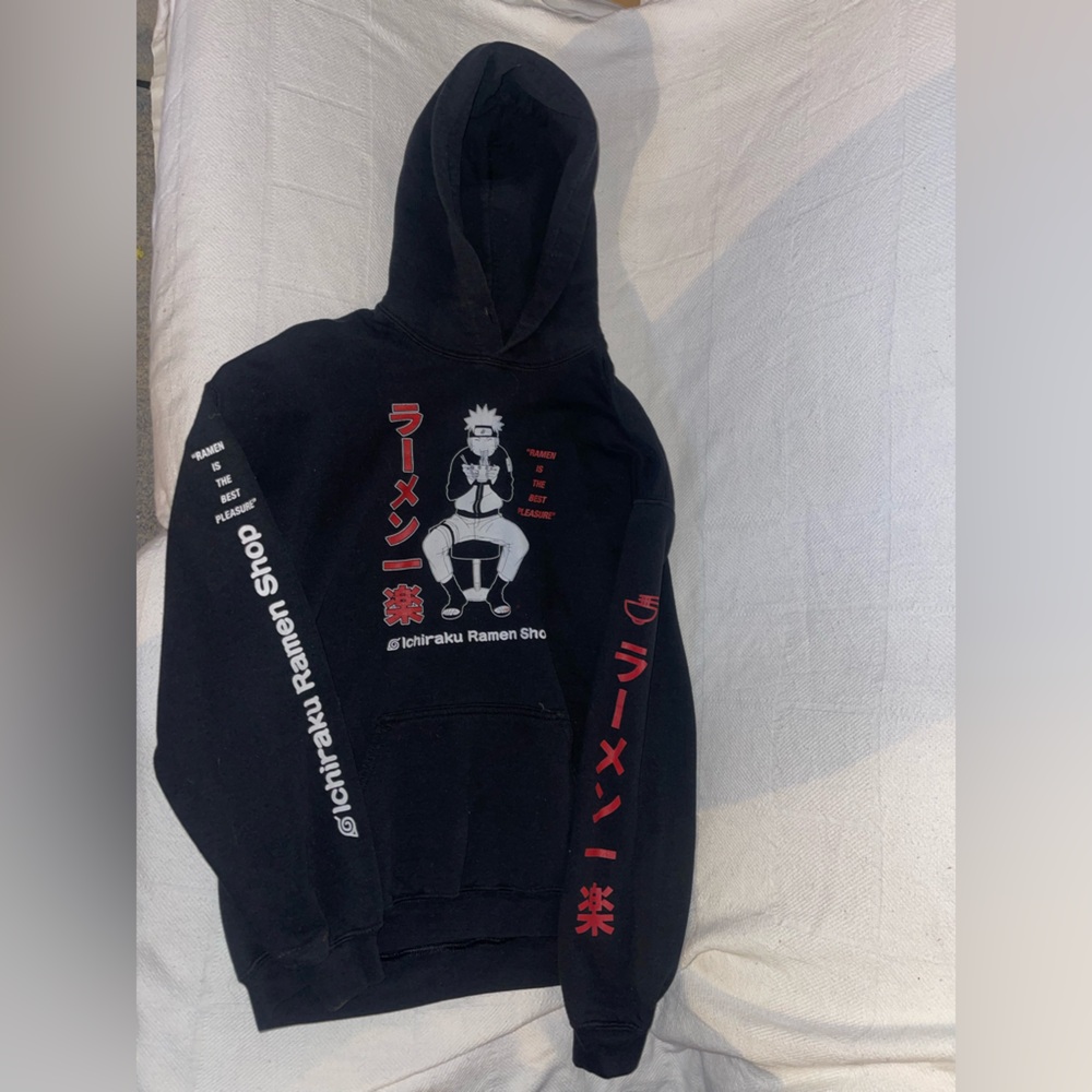 Naruto Black Graphic Hoodie